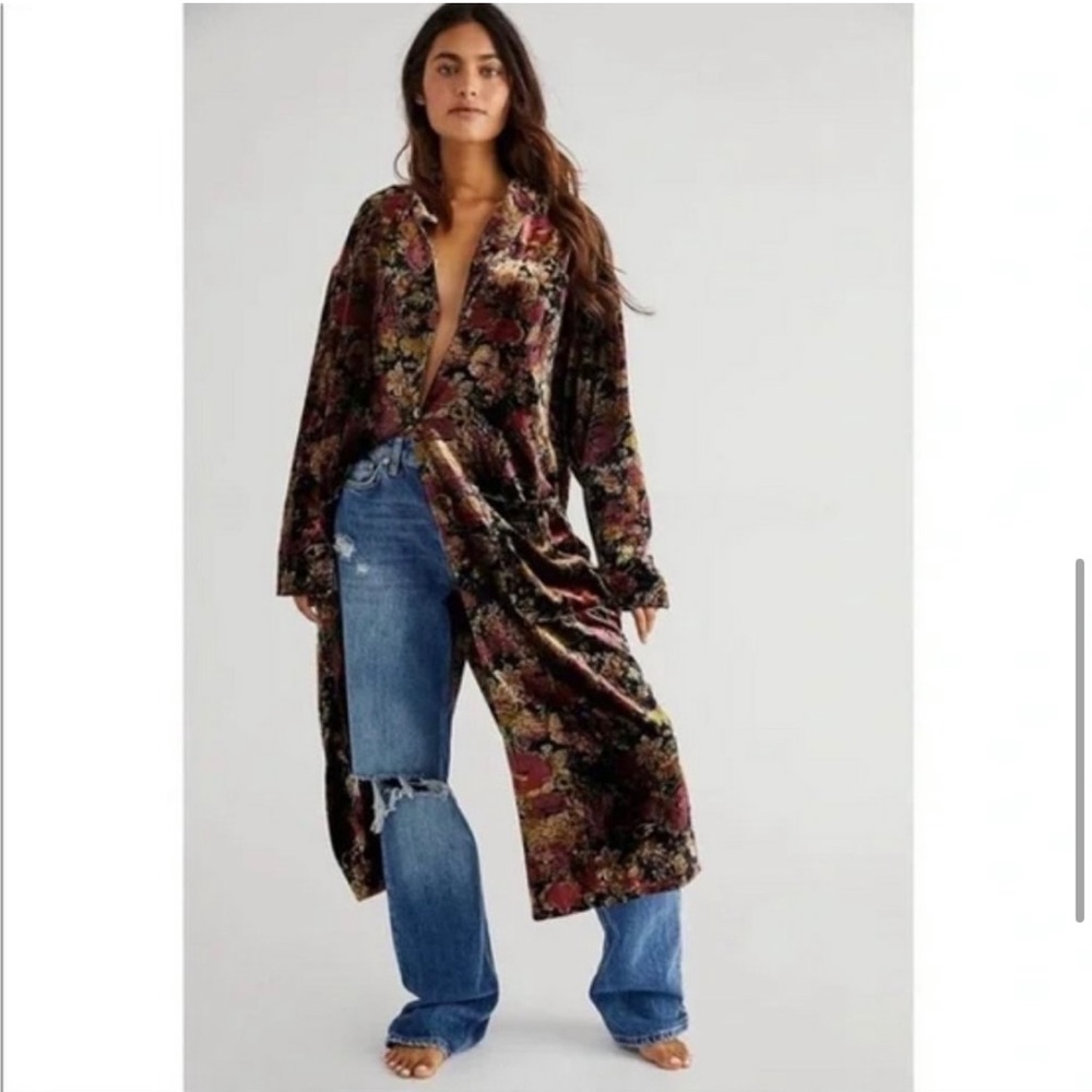 NEW Free People velvet duster - Picture 4 of 8